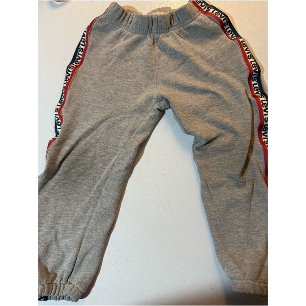 Levi's Grey Terry Sweatshirt with Red Logo Tag